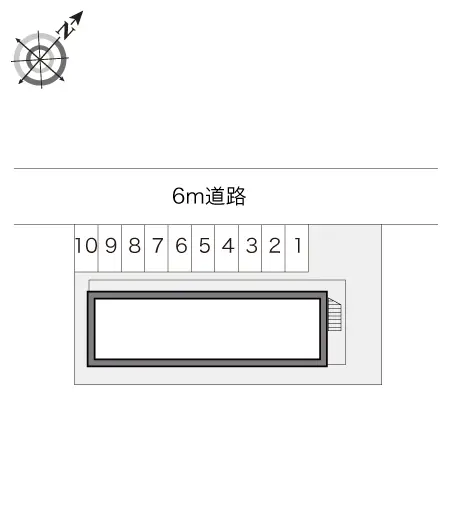 ★手数料０円★函館市赤川　月極駐車場（LP）